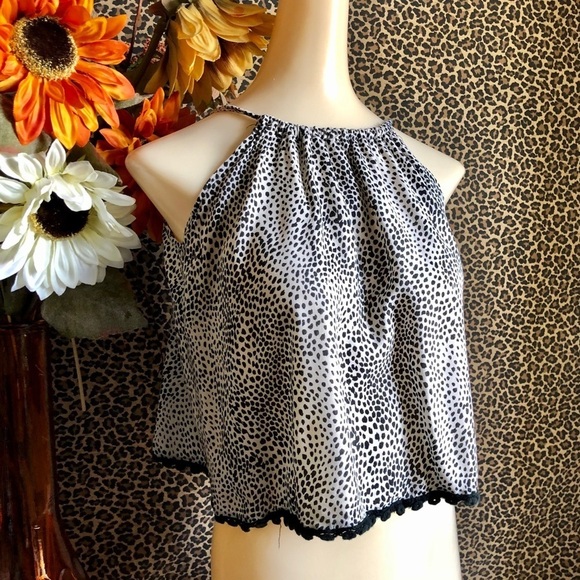 🦋B2G1🦋MIKA & GALA Cheetah Print Open Back Top 8 - Picture 3 of 9